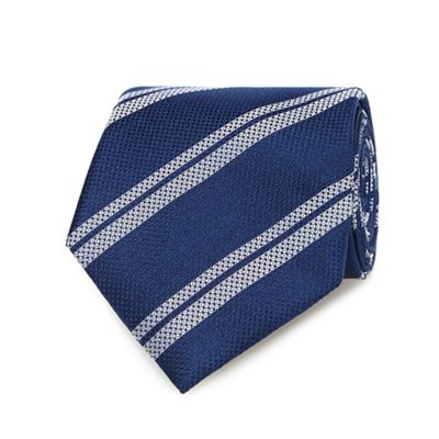 Hammond & Co. by Patrick Grant Blue striped tie